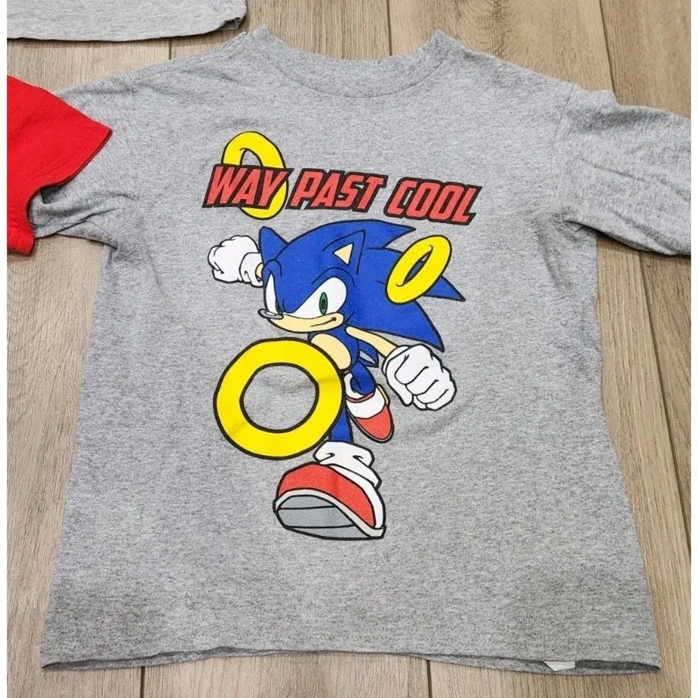 3 Kids Graphic Tees Shirts Sega Sonic Bazinga Big Bang Gap Tapes Size Small‎ (7)